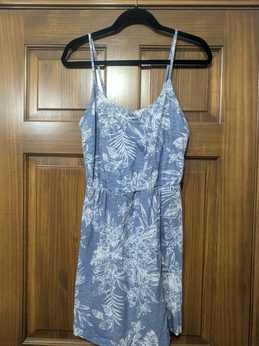 Casual Blue Floral Sundress
